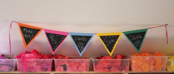 Chalk Cloth Flags Tutorial