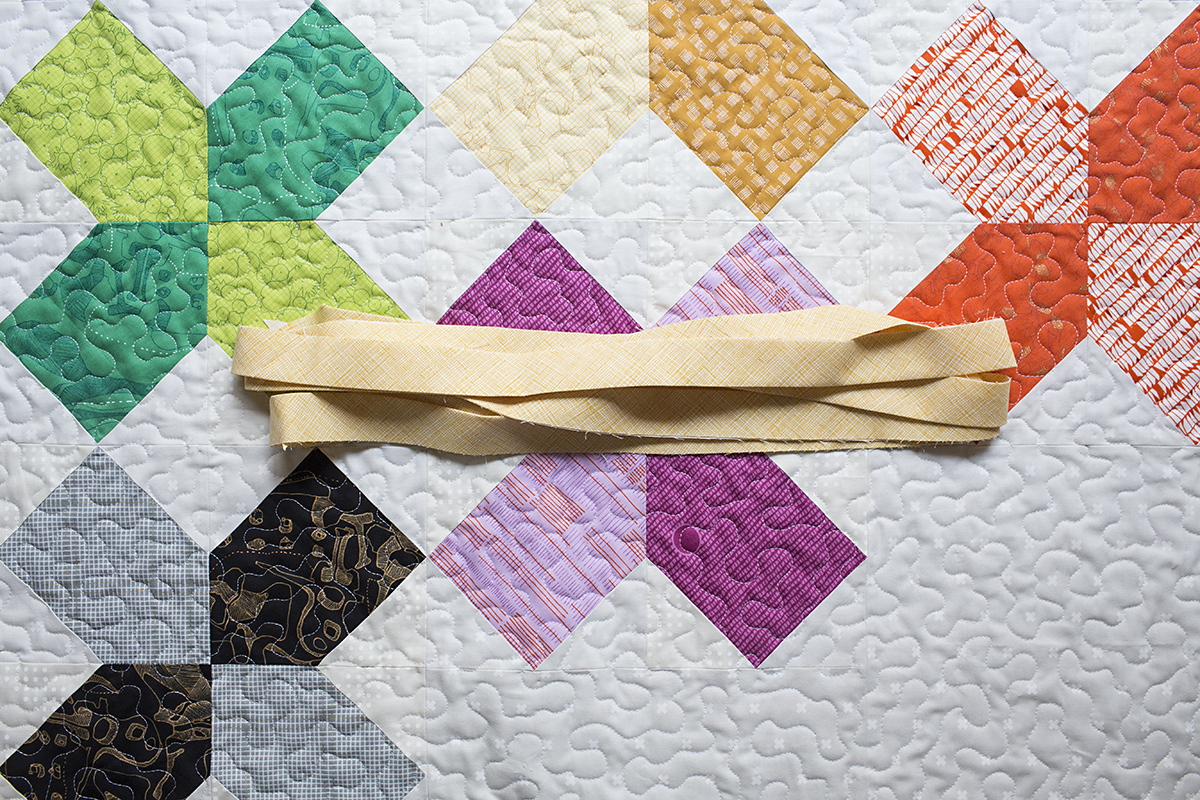 WRIGHTS Nastro Bias Double Fold Per Quilting 7/8 X 3 Yard - Oyster, 55% Poliestere 45% Cotone