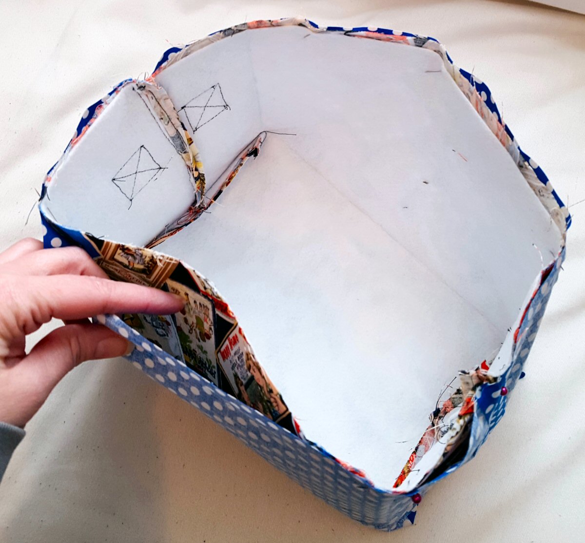 Fabric Organizer Baskets WeAllSew