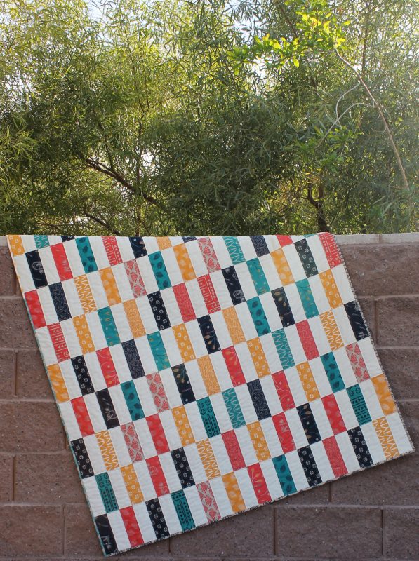 Simple Strips Finished Quilt