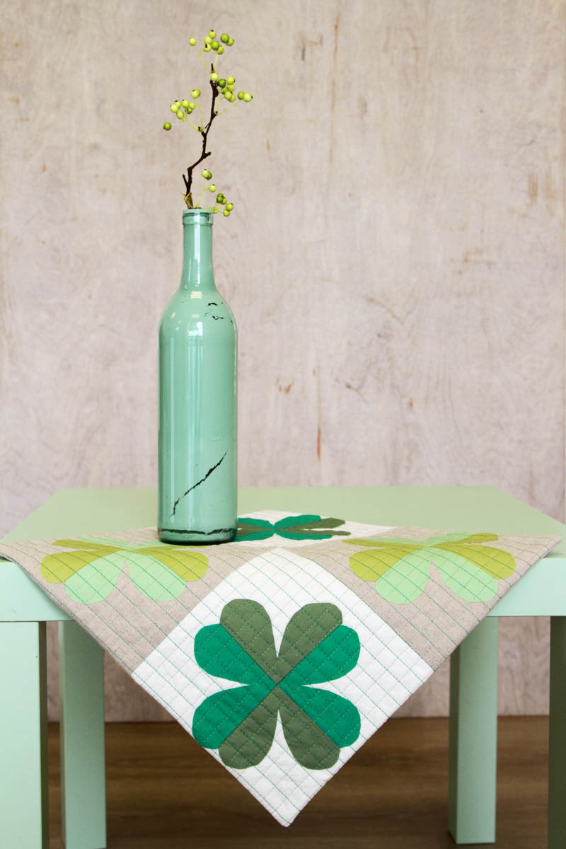 Four Leaf Clover Table Topper Video Tutorial