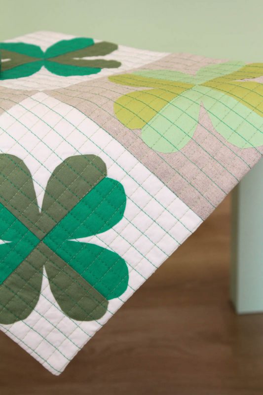 Four Leaf Clover Table Topper Video Tutorial