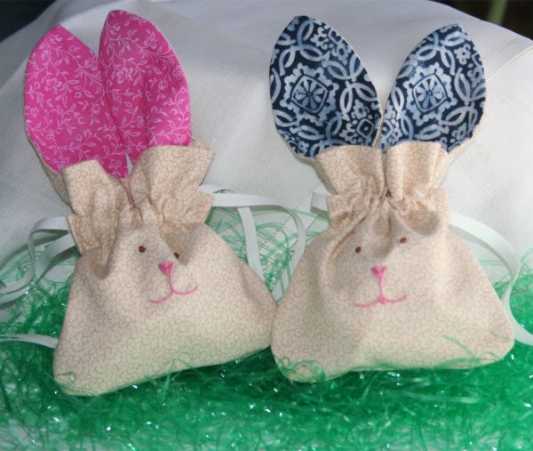 Drawstring bunny bags weallsew