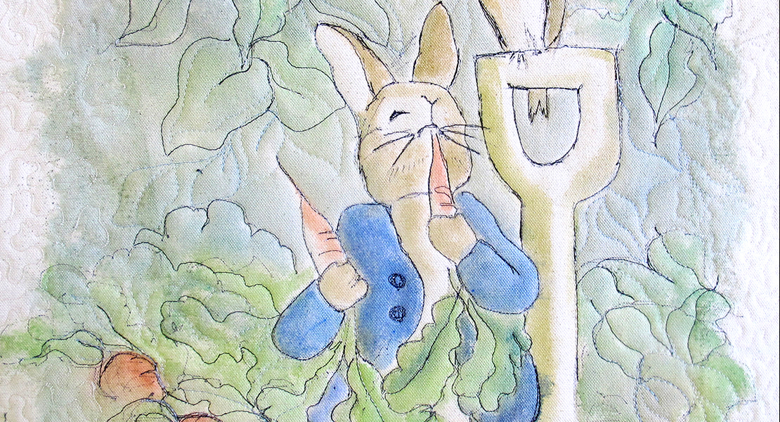 Peter Rabbit wall hanging tutorial