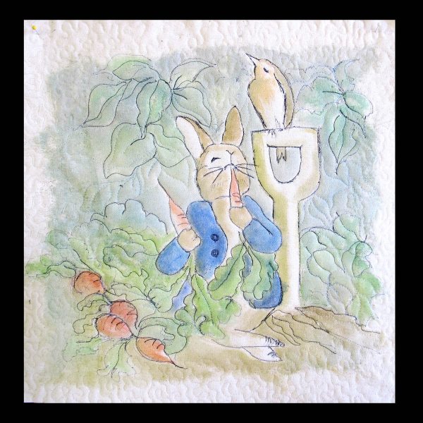 Peter Rabbit Wall Hanging - finsihed