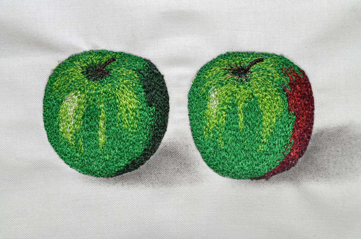 Realism with Thread Tip - apples