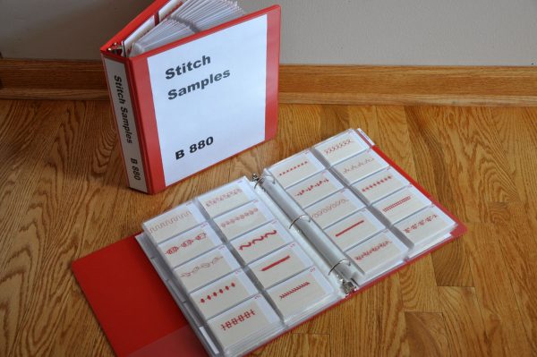 How to make a stitch sample book