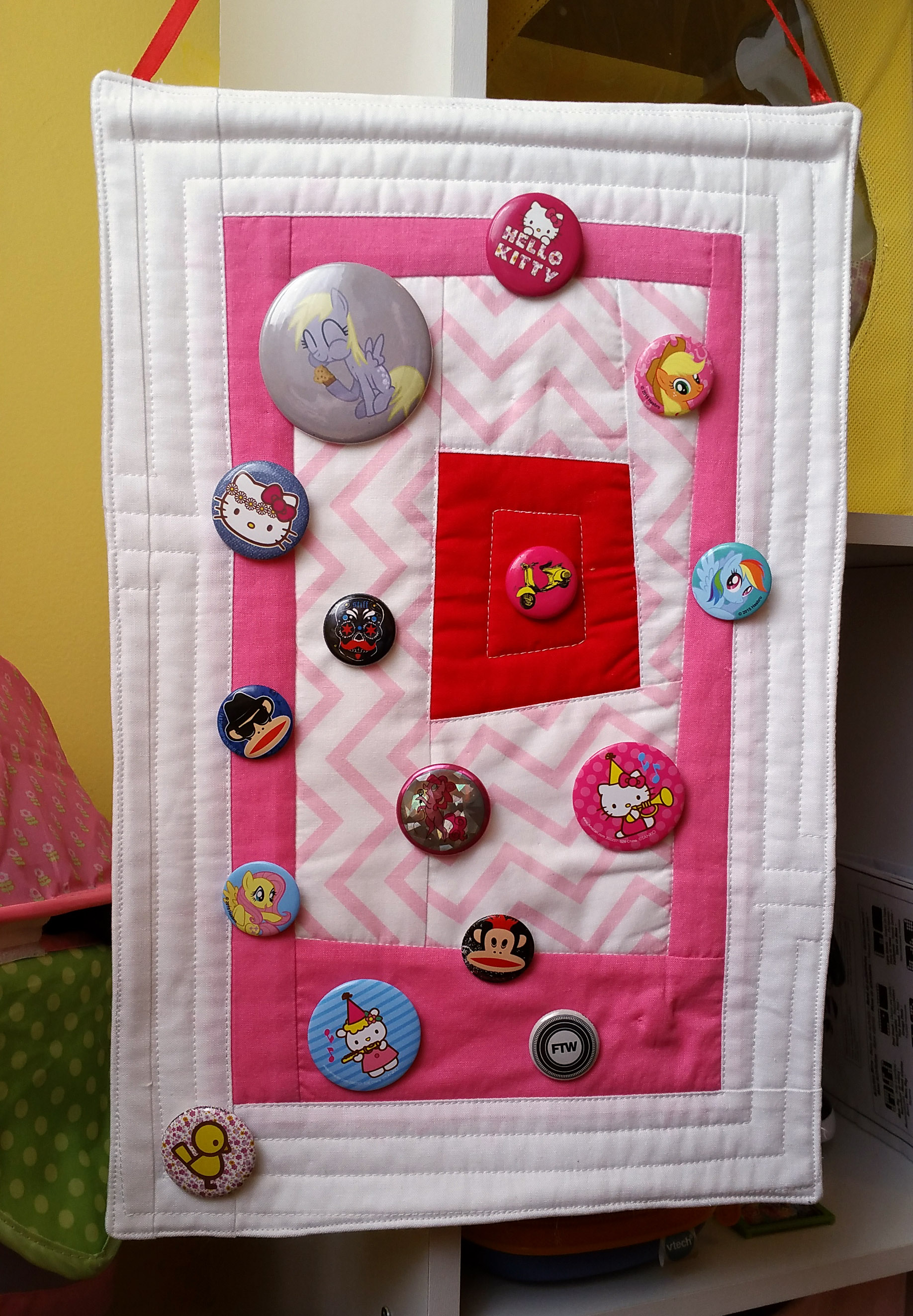 Patchwork Pin Hero inspired by WeAllSew