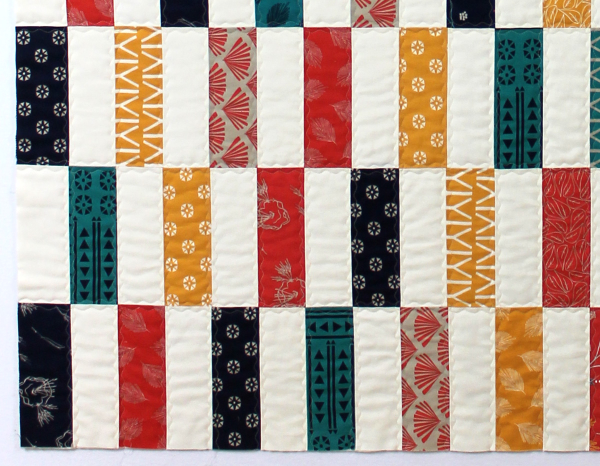 Simple Strips Quiltalong Part 4 Decorative Stitch Machine Quilting