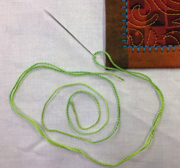 Embellishing the Blanket Stitch 