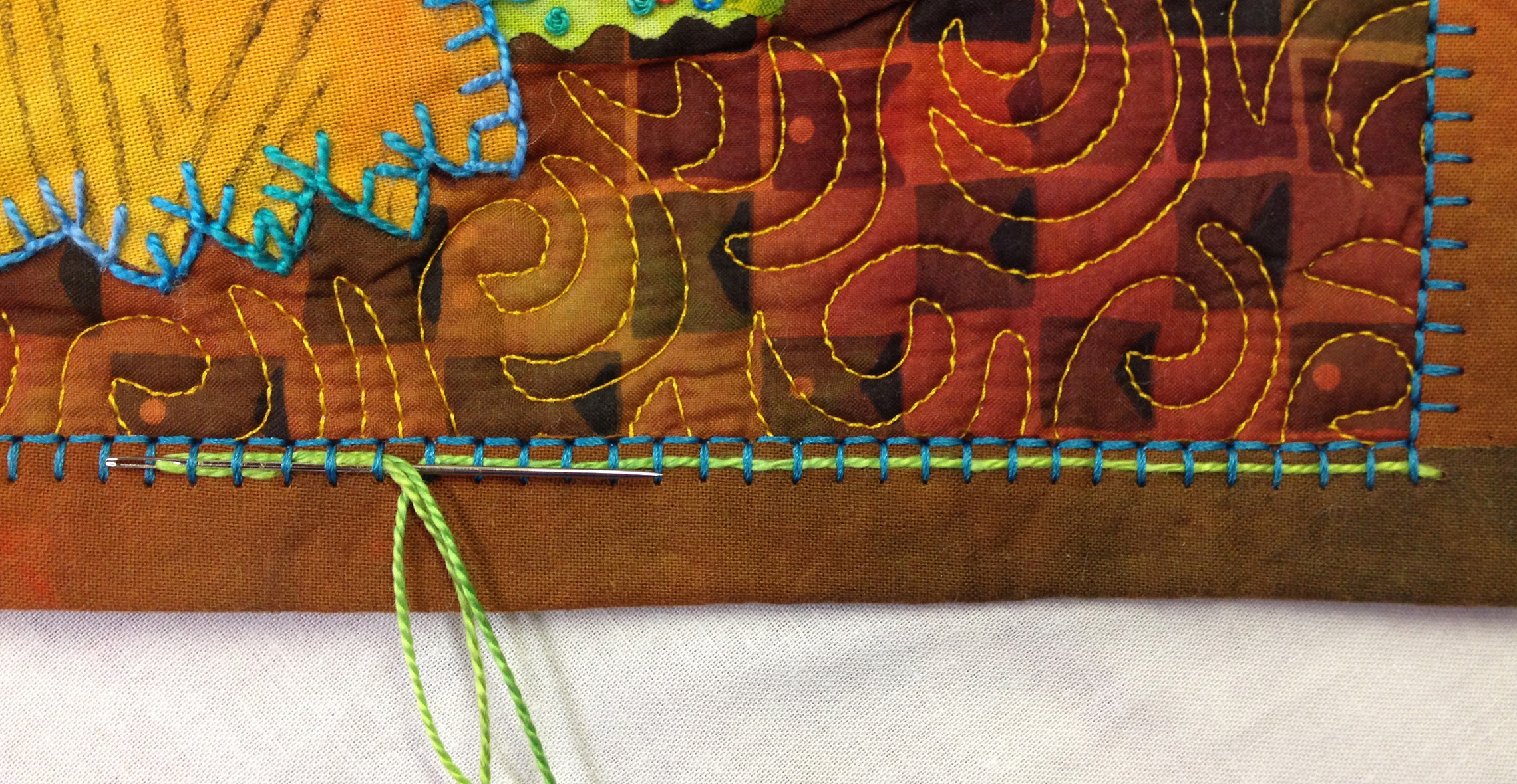 Embellishing The Blanket Stitch Tutorial - WeAllSew