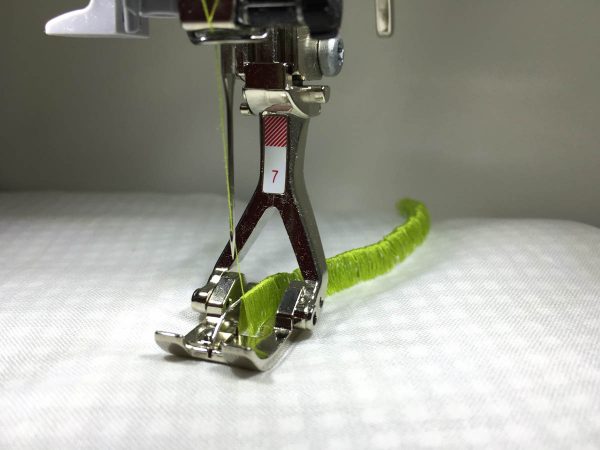 Stitching with the BERNINA Tailor Tack Foot #7