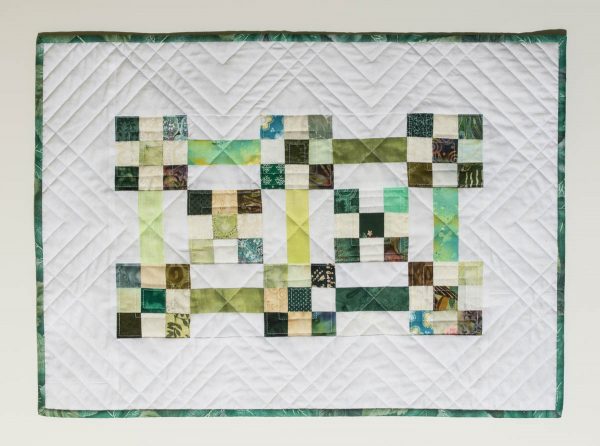 Straight Line Quilting - Finished quilt