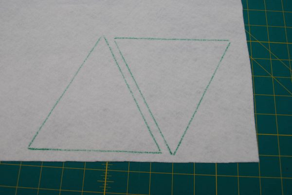 String of Pennants - tracing the triangle