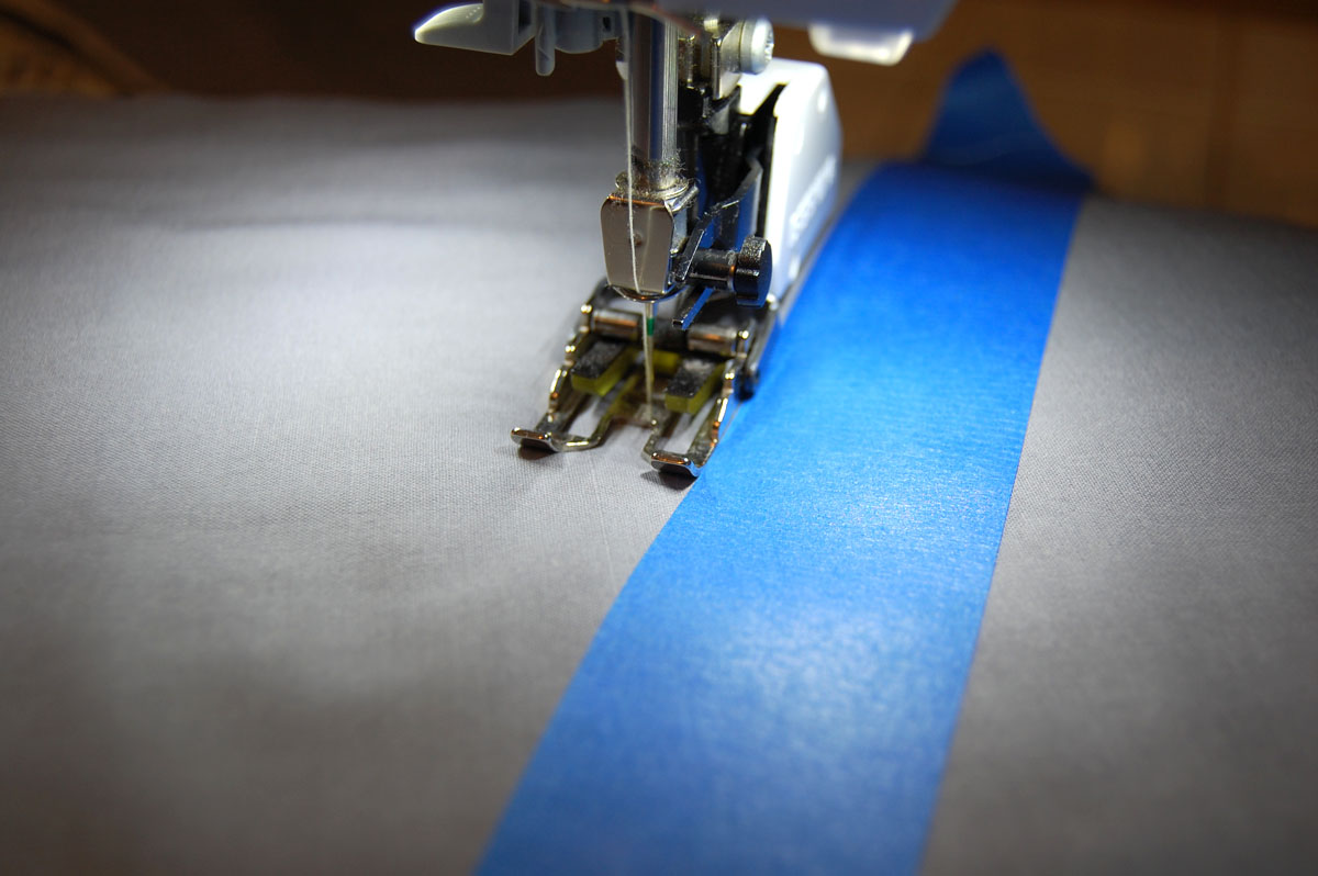 Straight line quilting with walking foot #50