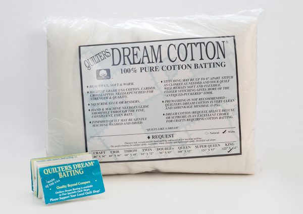 Quilters Dream Cotton Request Thinnest Loft Quilt Batting-crib