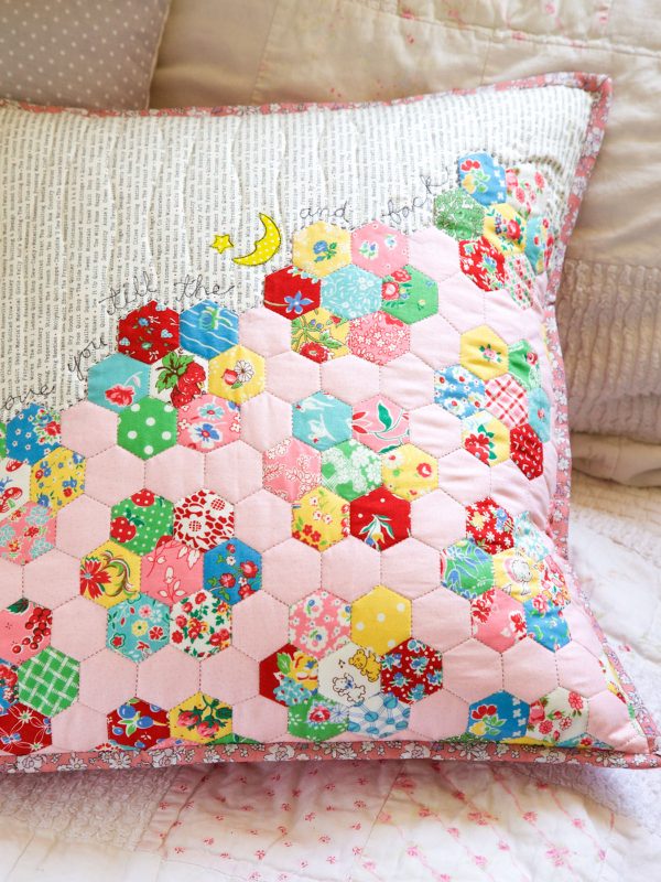 Easy hexie pillow