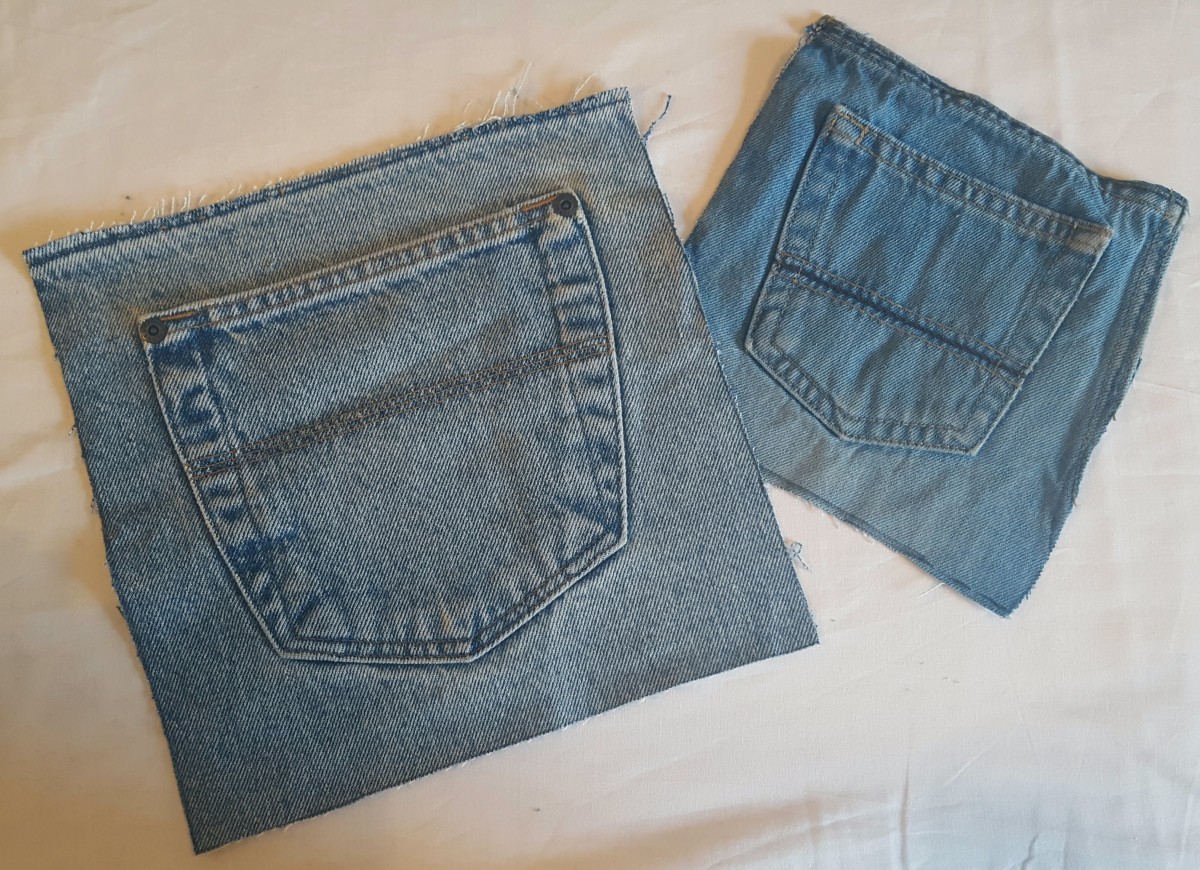 Upcycled Denim Hot Pads WeAllSew