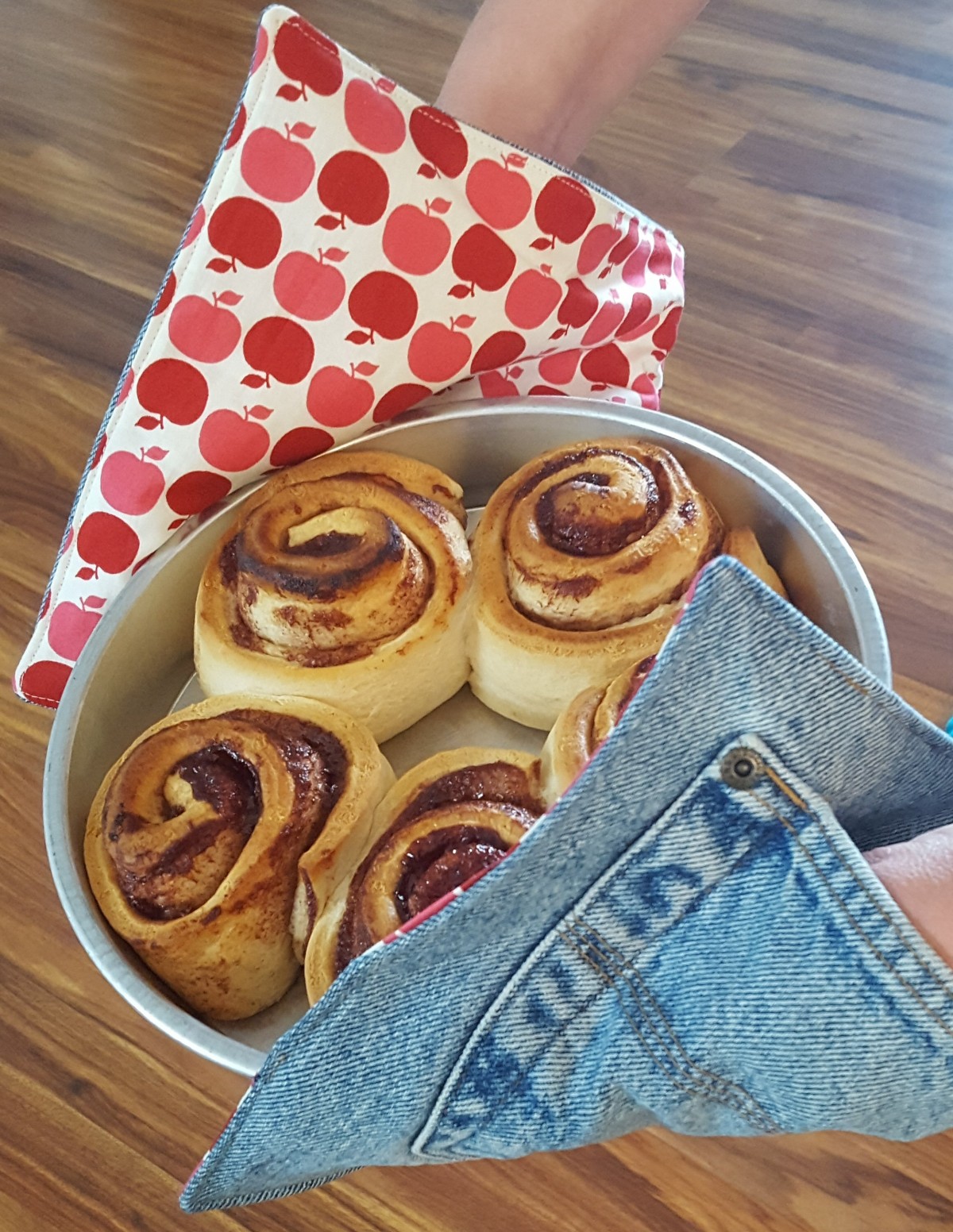 Upcycled Denim Hot Pads WeAllSew