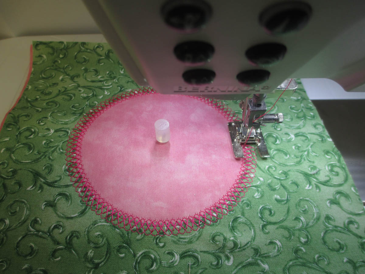 How to Machine Appliqué Circles WeAllSew