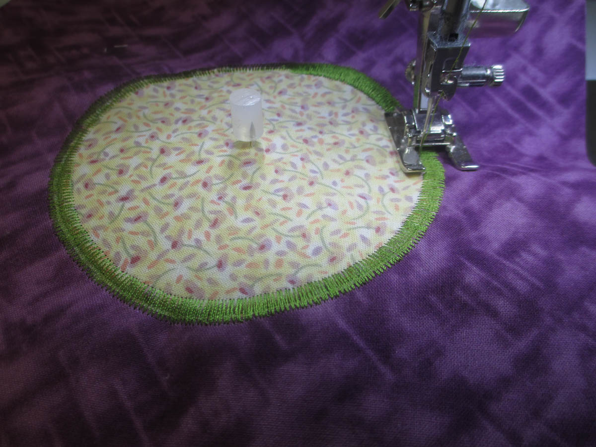 How to Machine Appliqué Circles WeAllSew