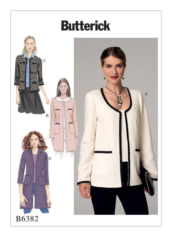 Fall Pattern Trends - Chanel-style jacket (6382) from Butterick