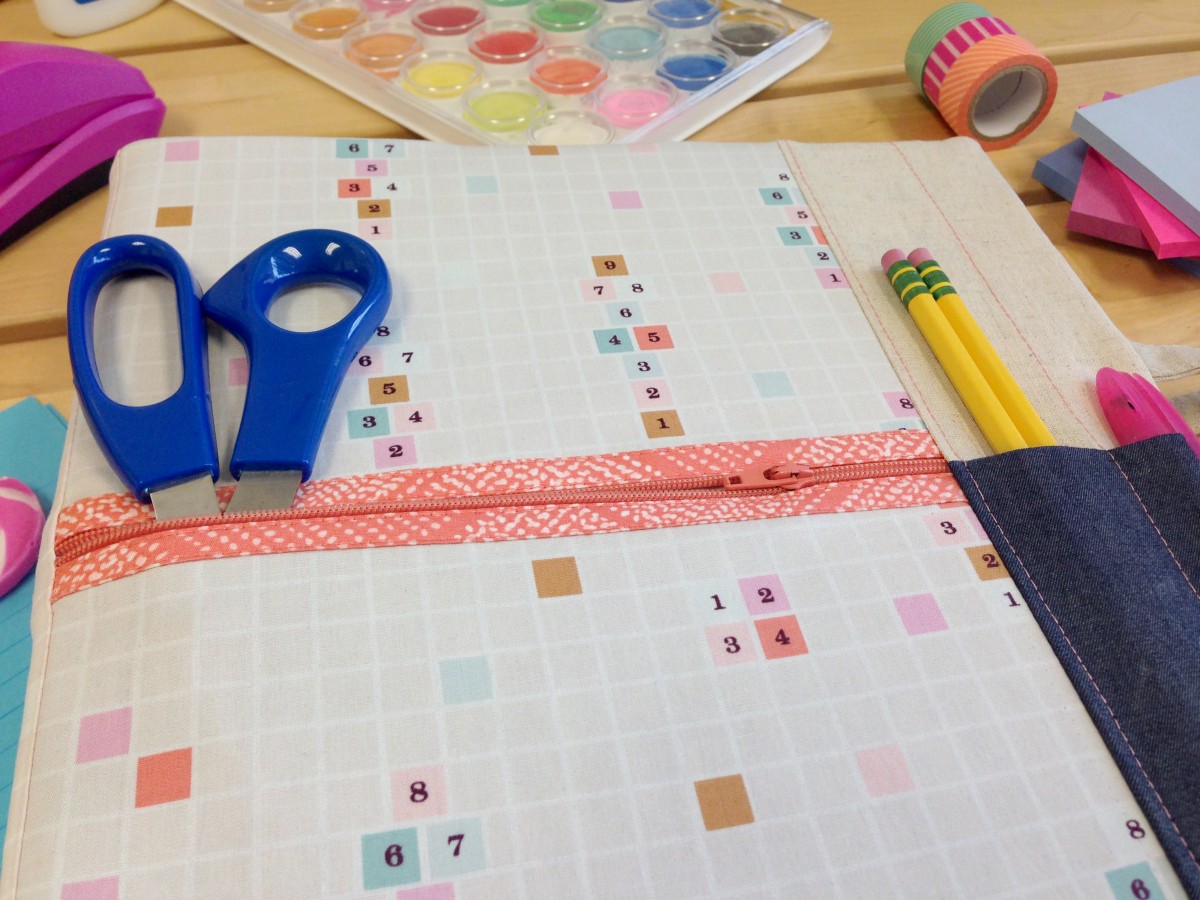 Back to School Binder Cover from Art Gallery Fabrics WeAllSew