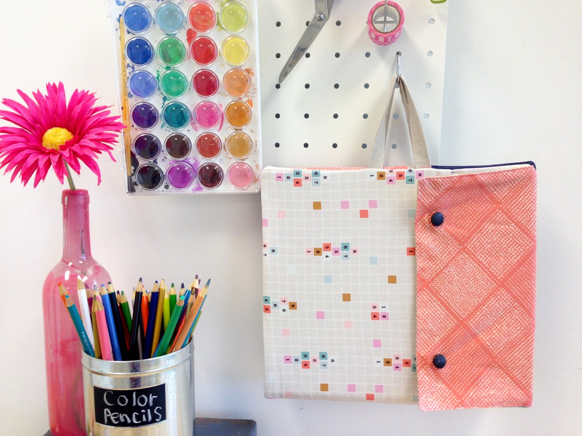 Back to School Binder Cover from Art Gallery Fabrics WeAllSew