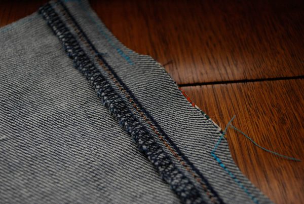 Toddler Backpack - Trim the seam allowance of the flap