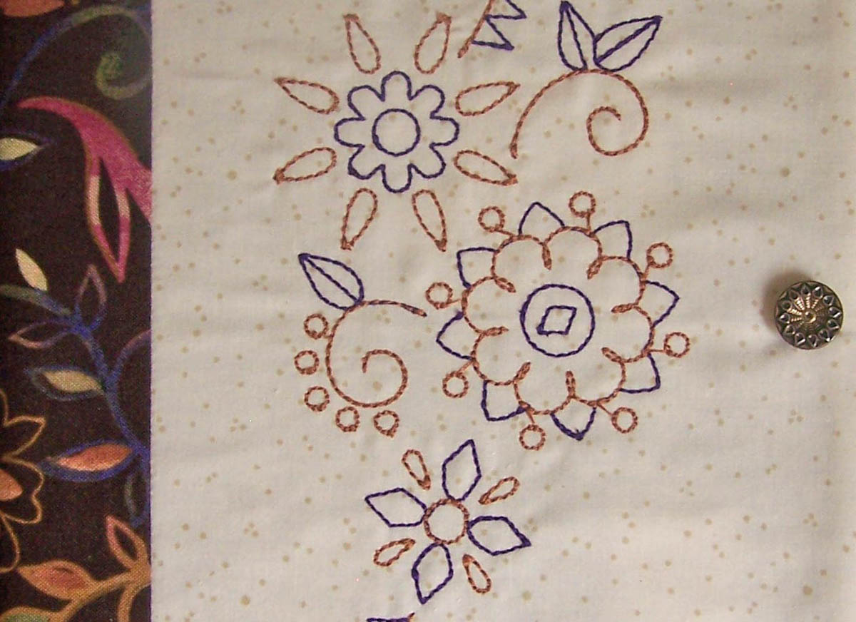 Embroidered Journal Cover WeAllSew