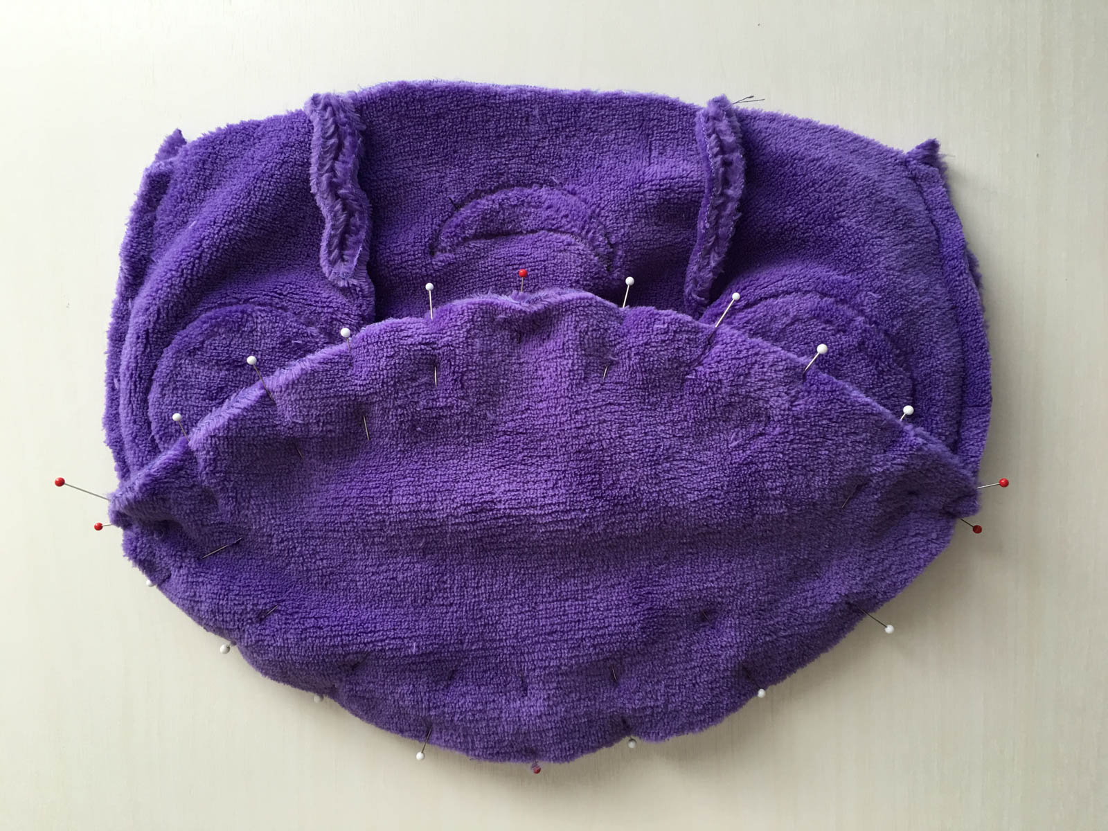 How to sew Stubby the Squid - Stitch head top