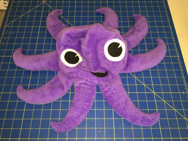 How to sew Stubby the Squid - How to sew Stubby the Squid - turn right side out