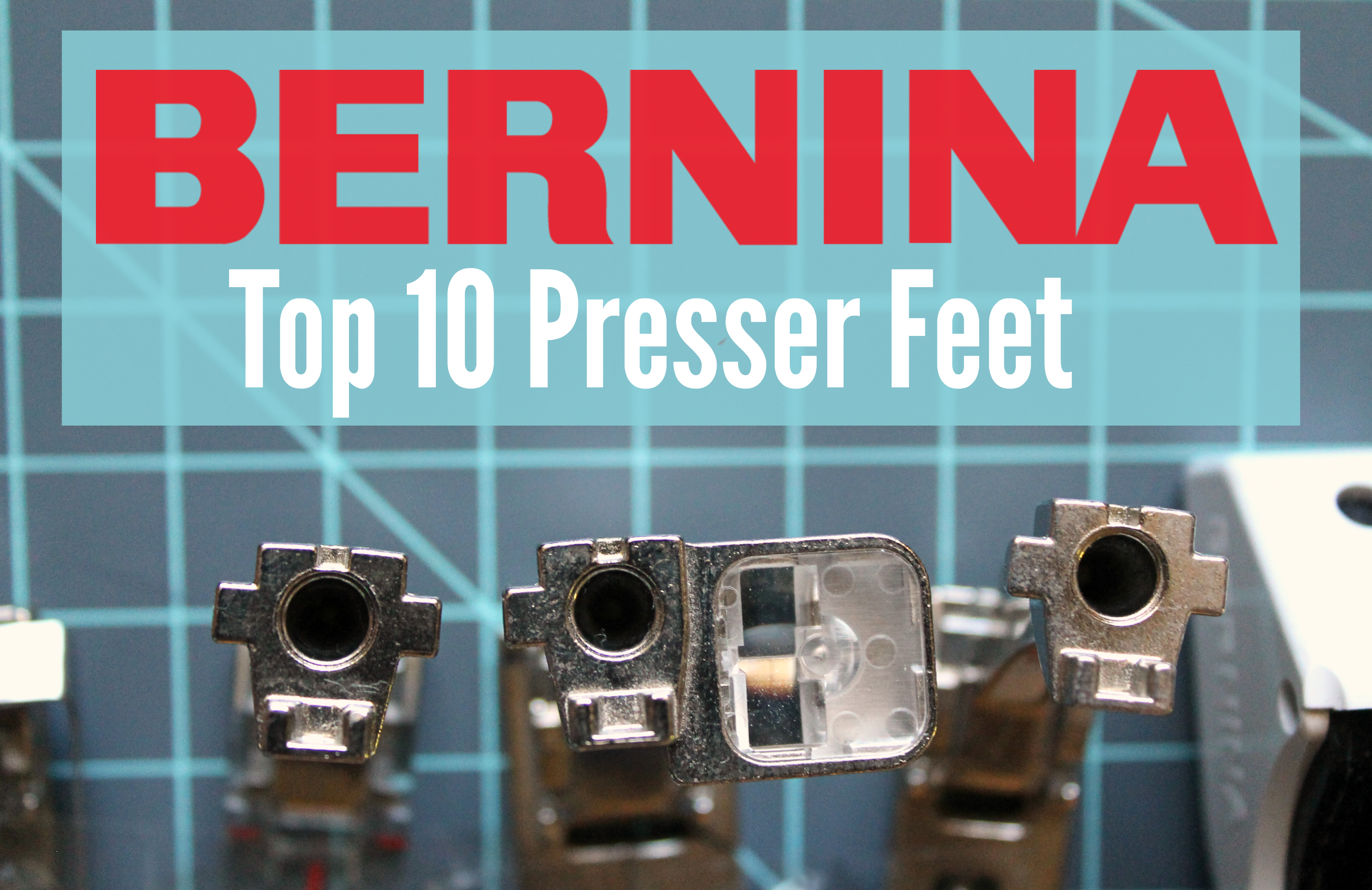 A Guide to BERNINA Non-Stick Presser Feet - WeAllSew