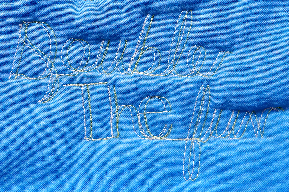 FreeMotion Quilting with a Double Needle WeAllSew