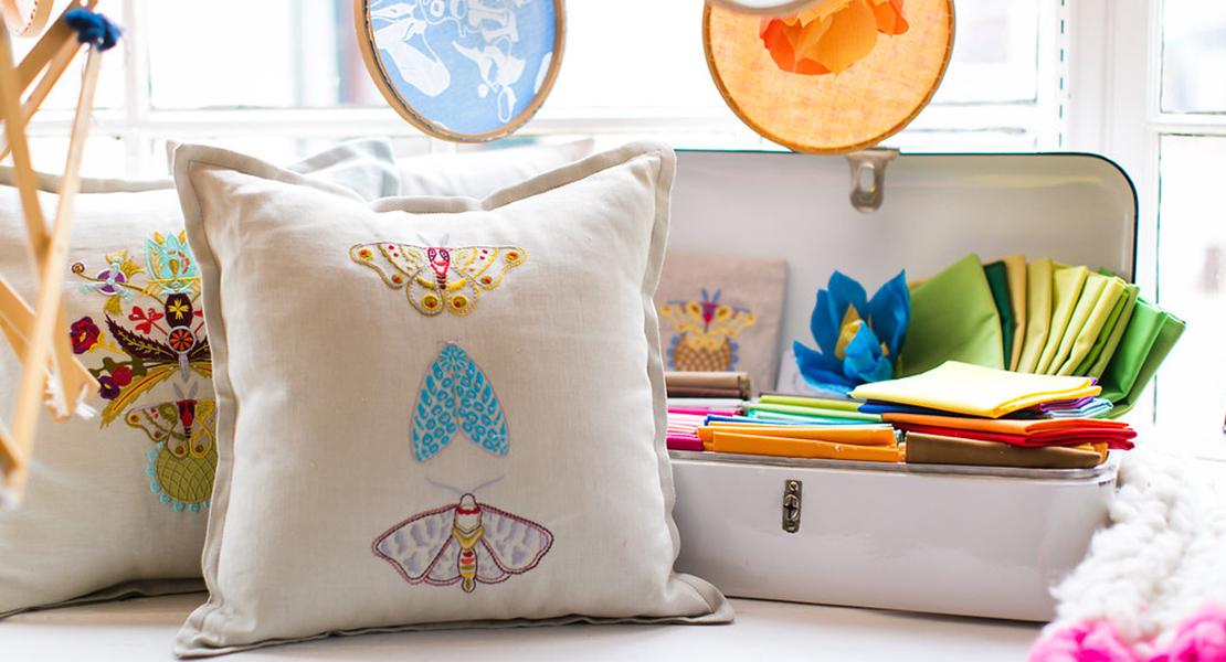 Finch Sewing Studion Embroidery Challenge with Alison Glass and BERNINA