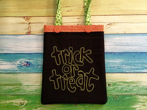 Trick or treat bag tutorial