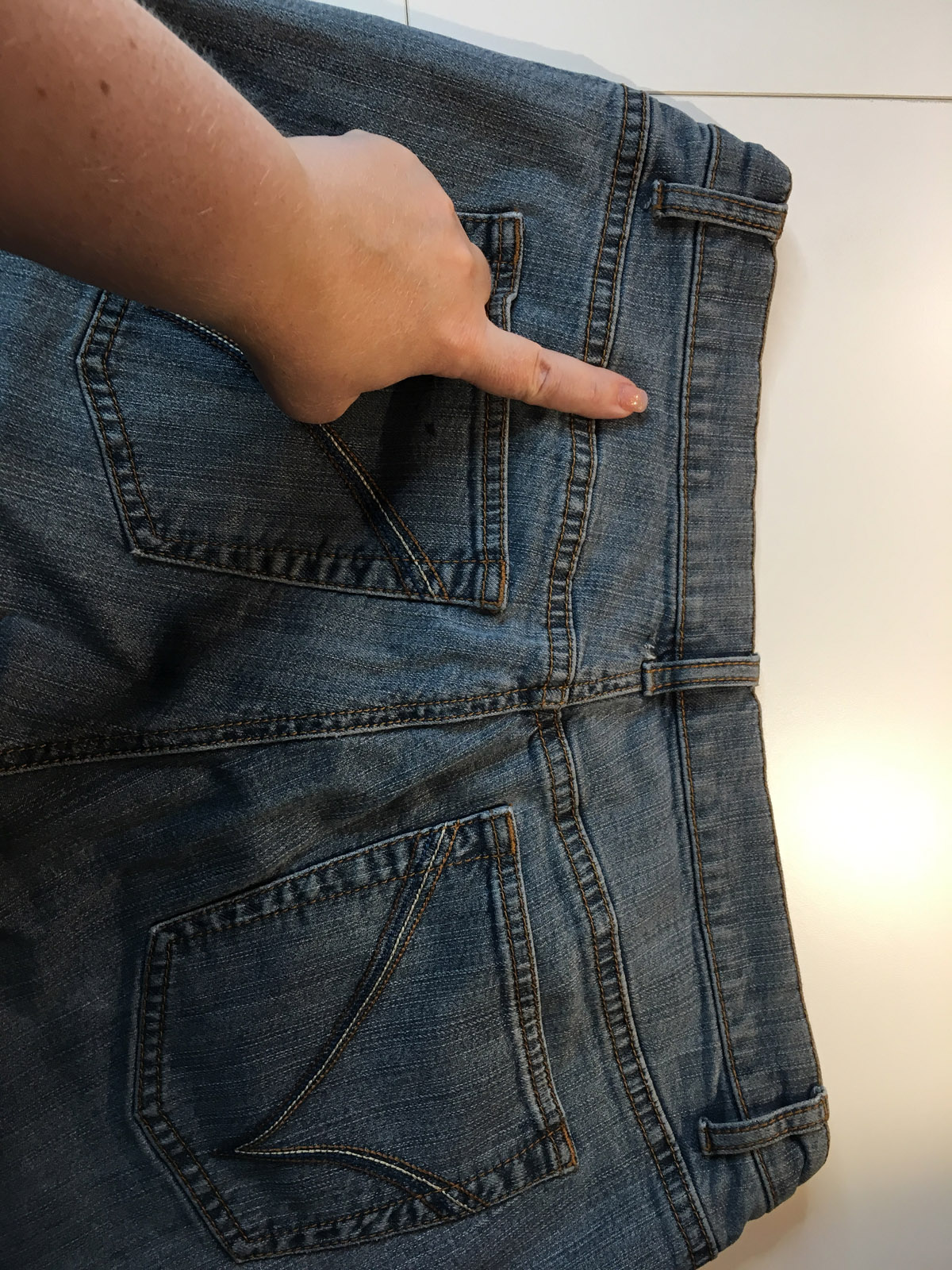 Tip for better fitting jeans