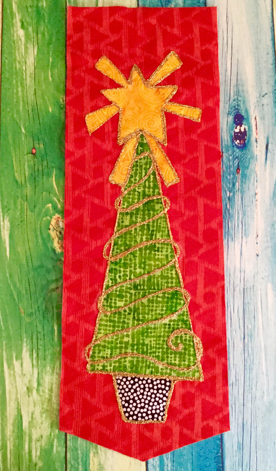Jingle Bell Door Hanger-add the tree garland
