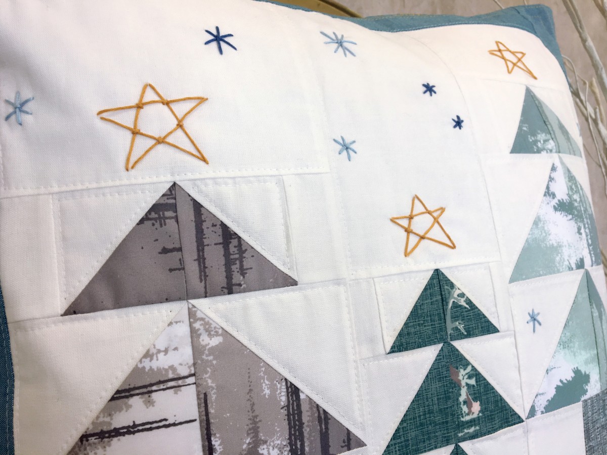 Let It Snow Holiday Pillow Tutorial WeAllSew
