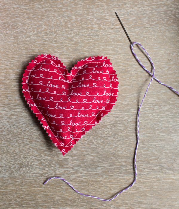 Lavender Sachet Heart Bunting Tutorial Step 7