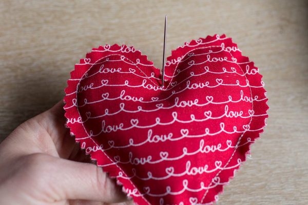 Lavender Sachet Heart Bunting Tutorial Step 7