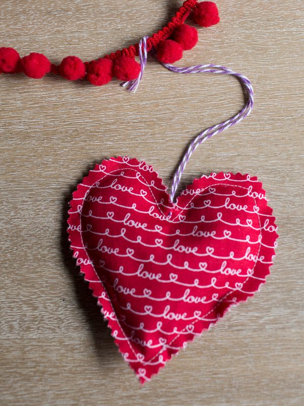 Lavender Sachet Heart Bunting Tutorial Step 8