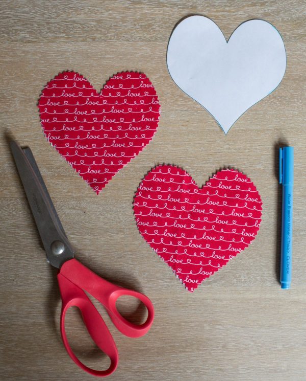 Lavender Sachet Heart Bunting Tutorial Step 3