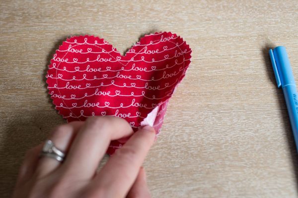 Lavender Sachet Heart Bunting Tutorial Step 4