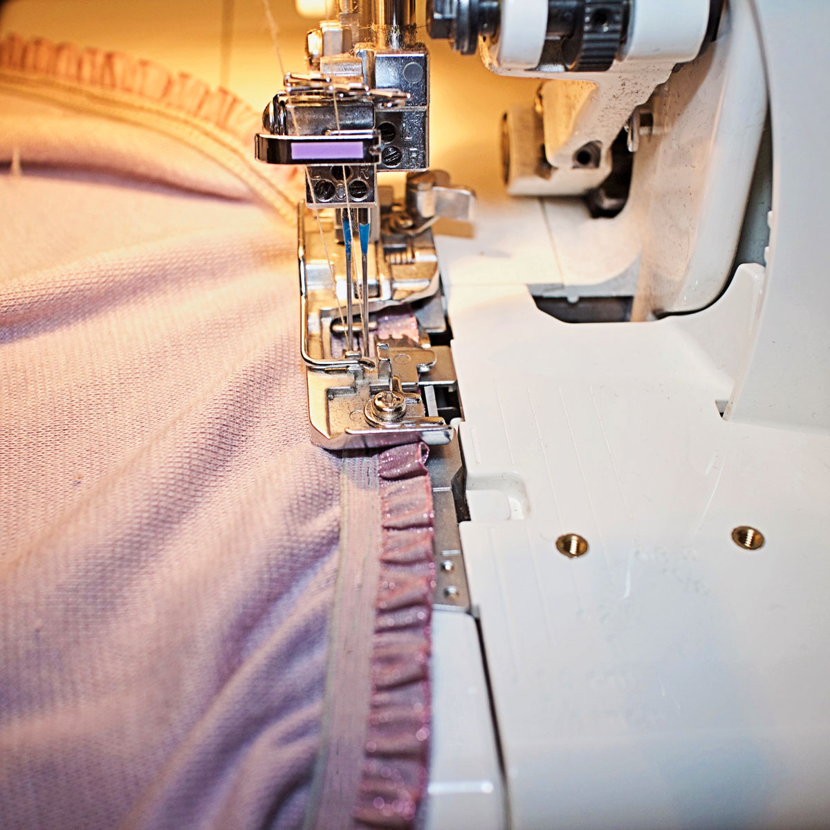 Sewing Lingerie Elastic with Coverstitch WeAllSew