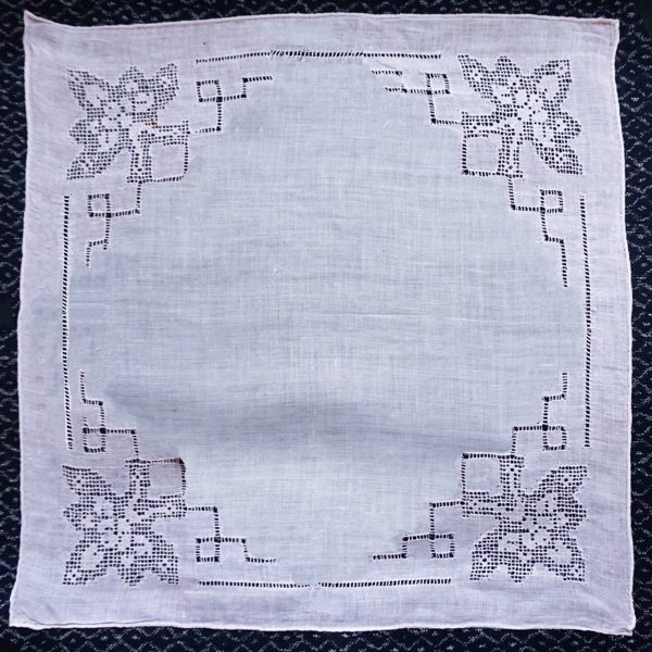 upcycle old linens handkerchief over which it will be layered 1200 x 1200