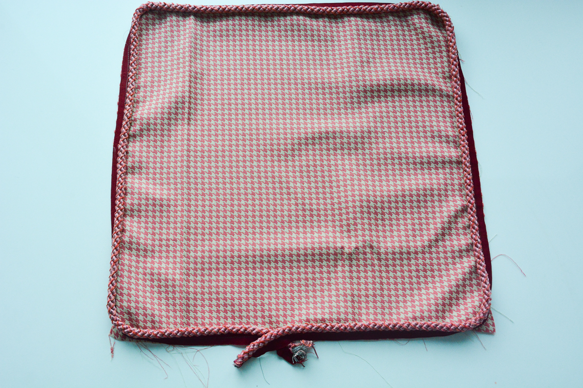 DIY Corded Pillow Cover WeAllSew