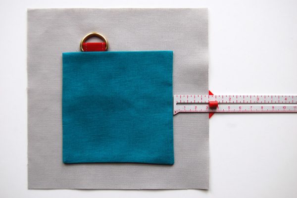 Color block zipper pouch tutorial