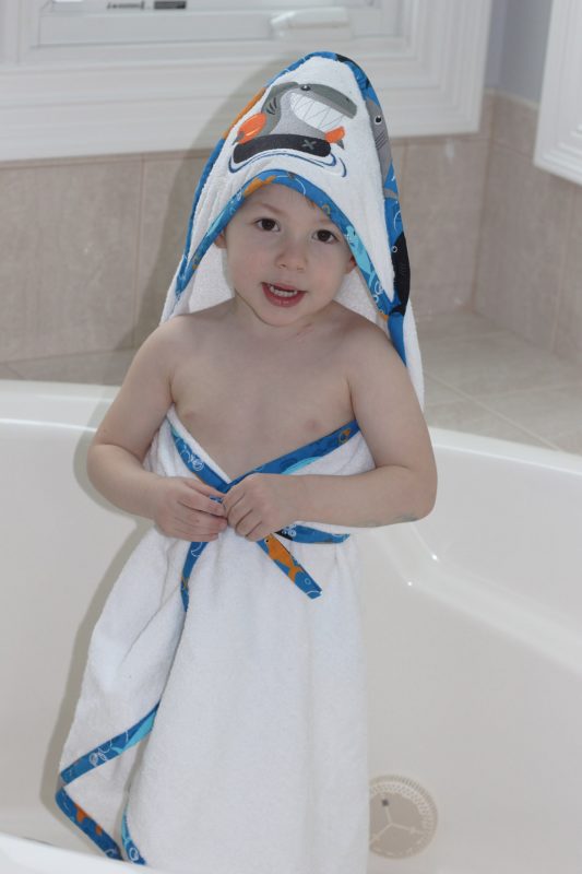 Hooded baby towel tutorial