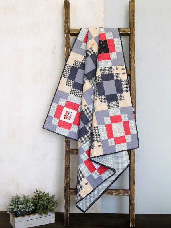Checkered Streets Baby Quilt